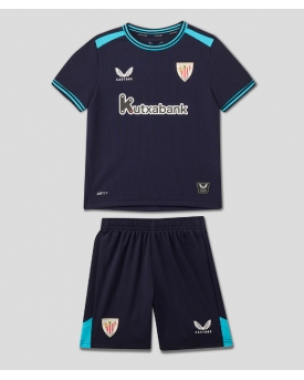 Athletic Bilbao Maglia Gara Trasferta Repliche 2025-26 Bambino Maniche Corte